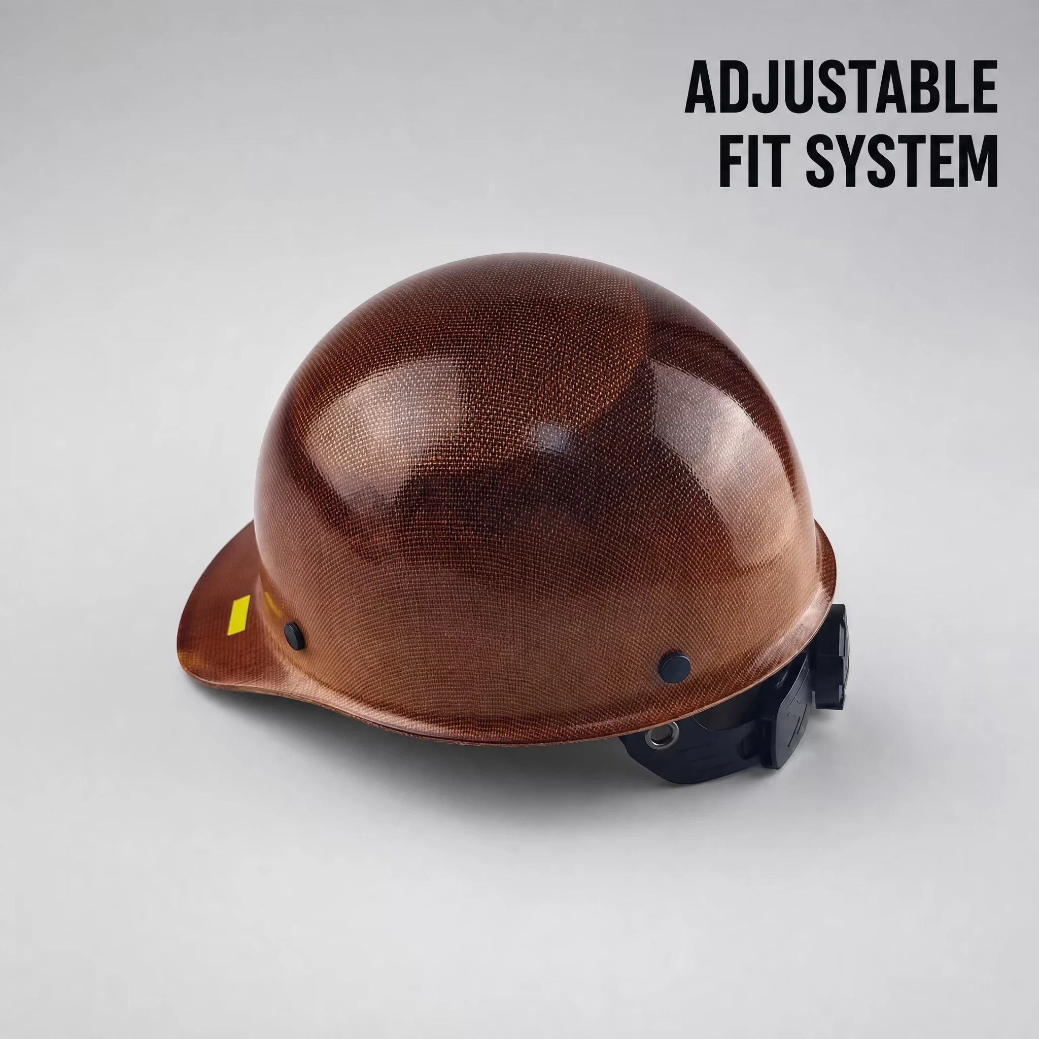 Custom safety helmet adjustable fit system